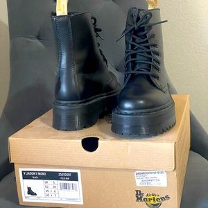 Dr. Martens Vegan Jadon Platform boot.